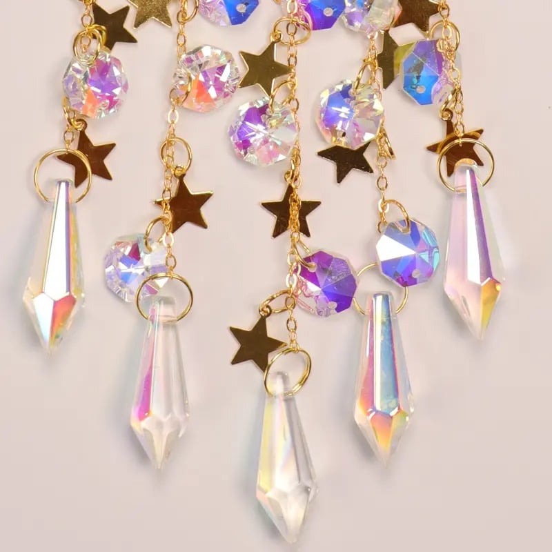 ✨Crystal Sun Catcher, lndoor Outdoor Decor for Window Bedroom Courtyard Garden☪️
