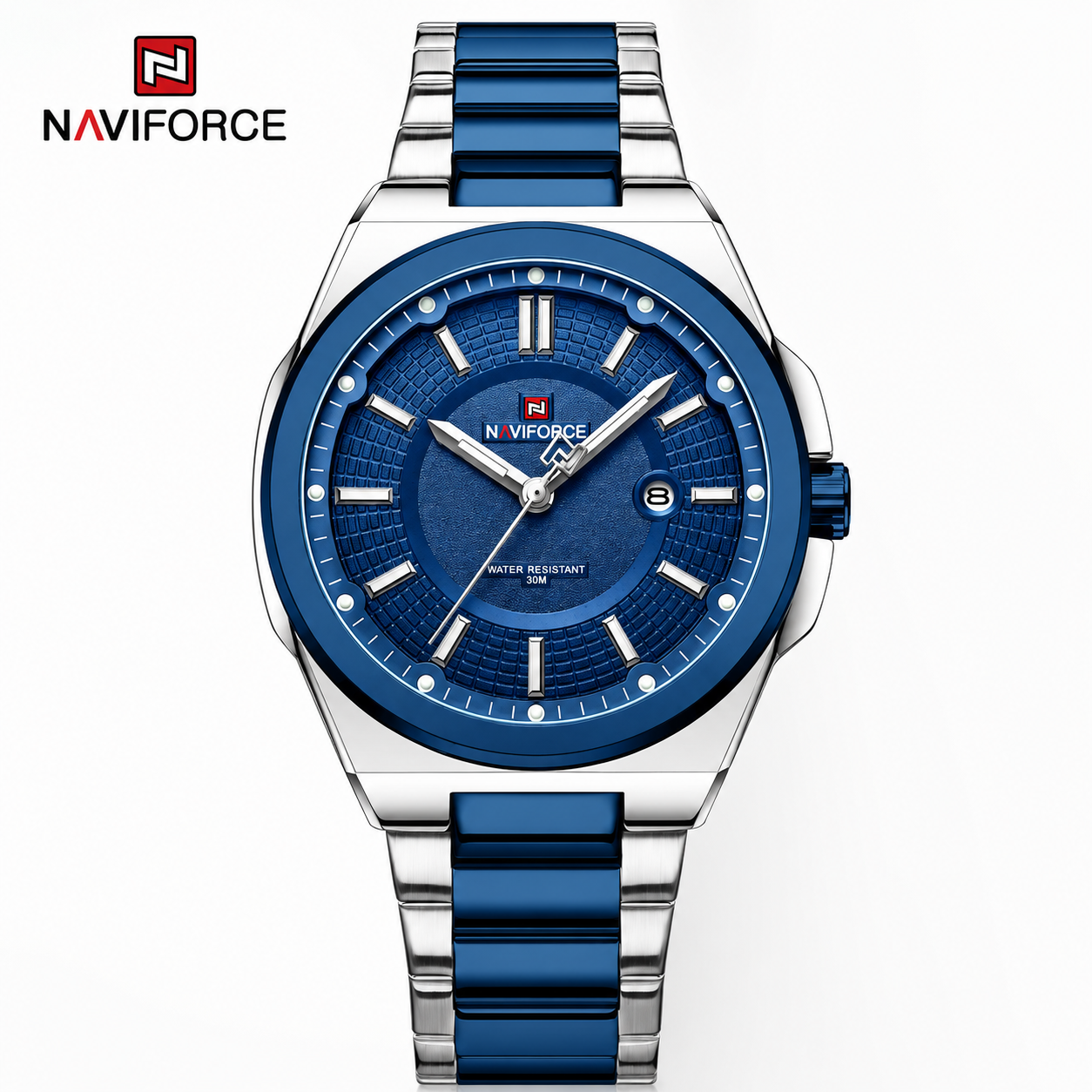 NAVIFORCE Premium Men's Watch | Stainless Steel | Japanese Quartz | Waterproof 30M