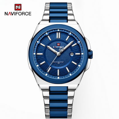 NAVIFORCE Premium Men's Watch | Stainless Steel | Japanese Quartz | Waterproof 30M