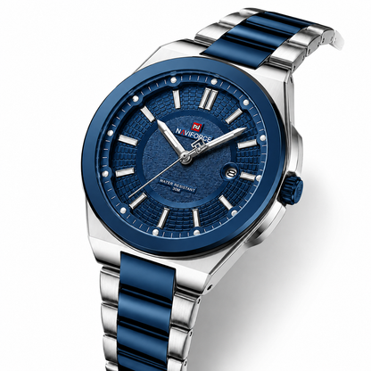 NAVIFORCE Premium Men's Watch | Stainless Steel | Japanese Quartz | Waterproof 30M