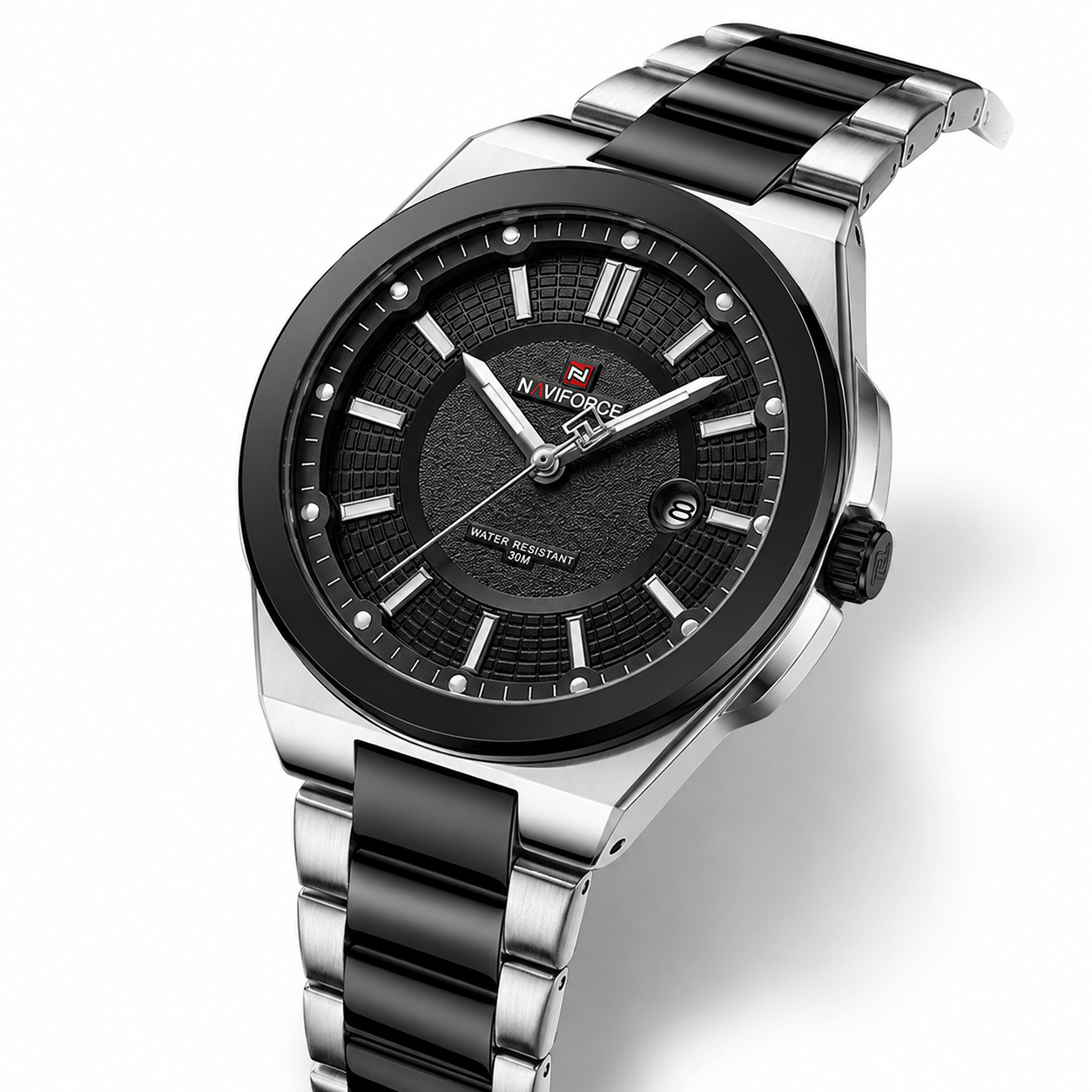 NAVIFORCE Premium Men's Watch | Stainless Steel | Japanese Quartz | Waterproof 30M