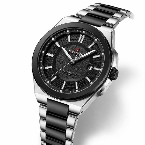 NAVIFORCE Premium Men's Watch | Stainless Steel | Japanese Quartz | Waterproof 30M