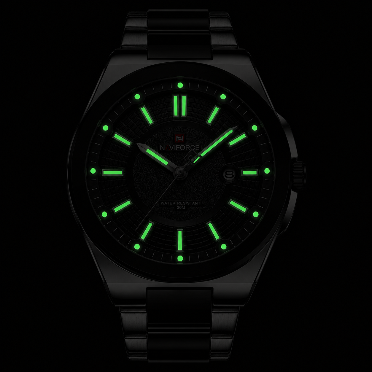 NAVIFORCE Premium Men's Watch | Stainless Steel | Japanese Quartz | Waterproof 30M