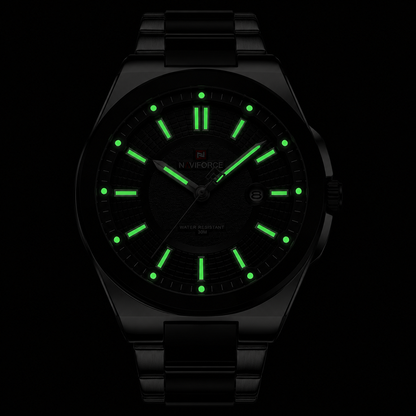 NAVIFORCE Premium Men's Watch | Stainless Steel | Japanese Quartz | Waterproof 30M