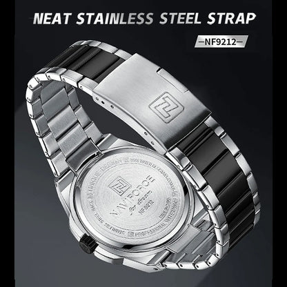 NAVIFORCE Premium Men's Watch | Stainless Steel | Japanese Quartz | Waterproof 30M